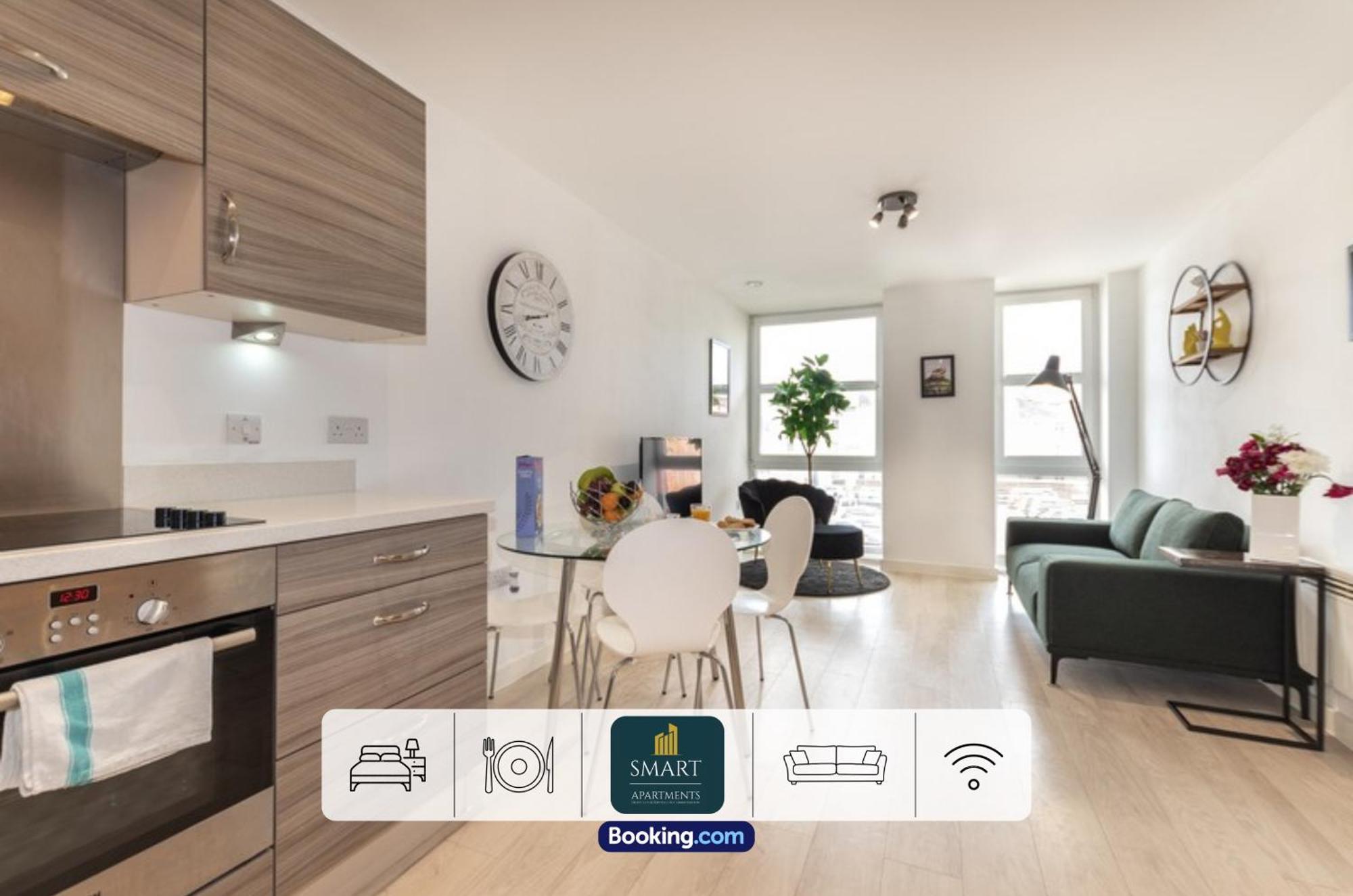 Spacious City Center Apartment By Smart Apartments Short Lets & Serviced Accommodation Apartment Southampton With Free Wifi Esterno foto