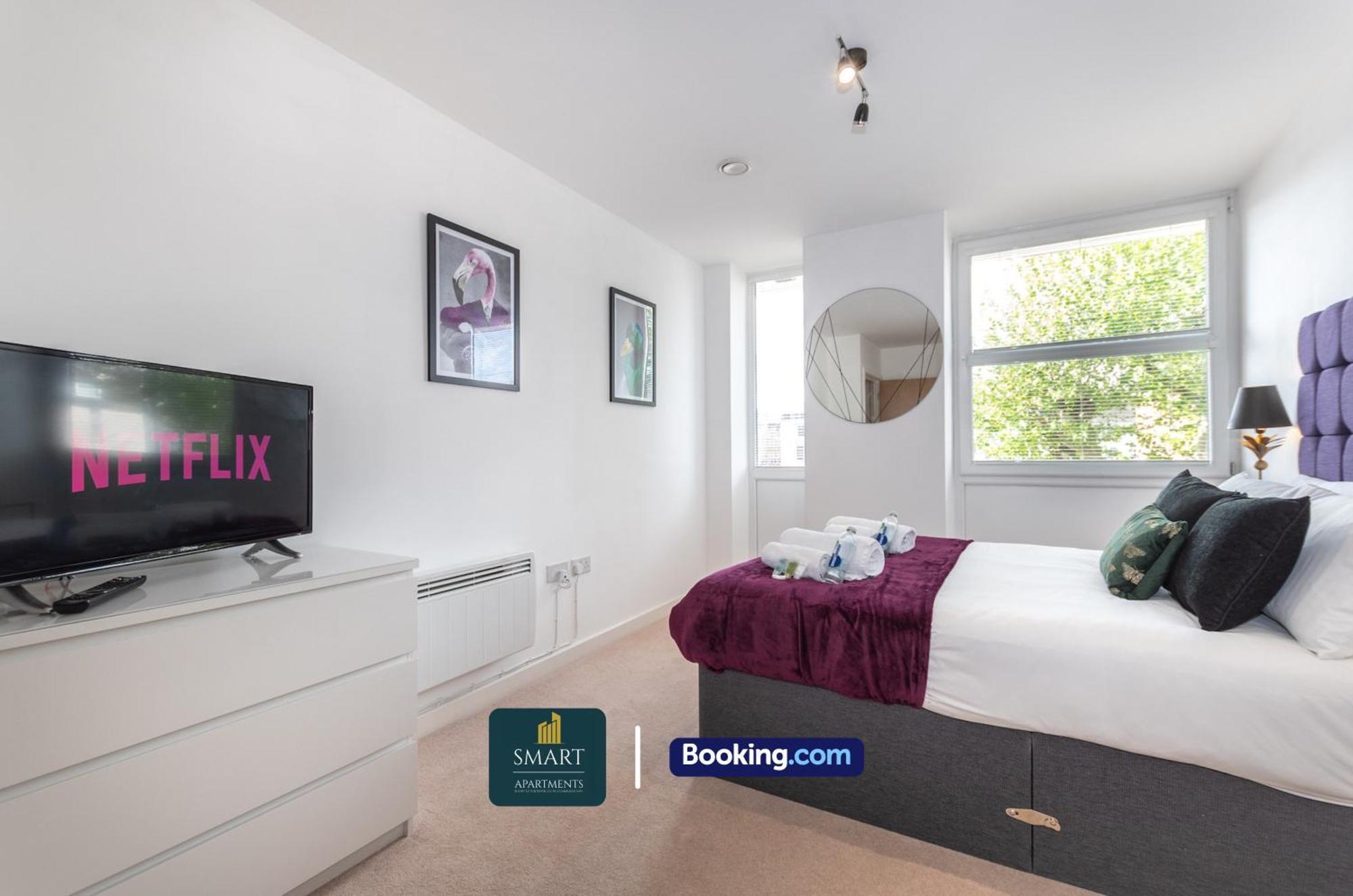 Spacious City Center Apartment By Smart Apartments Short Lets & Serviced Accommodation Apartment Southampton With Free Wifi Esterno foto