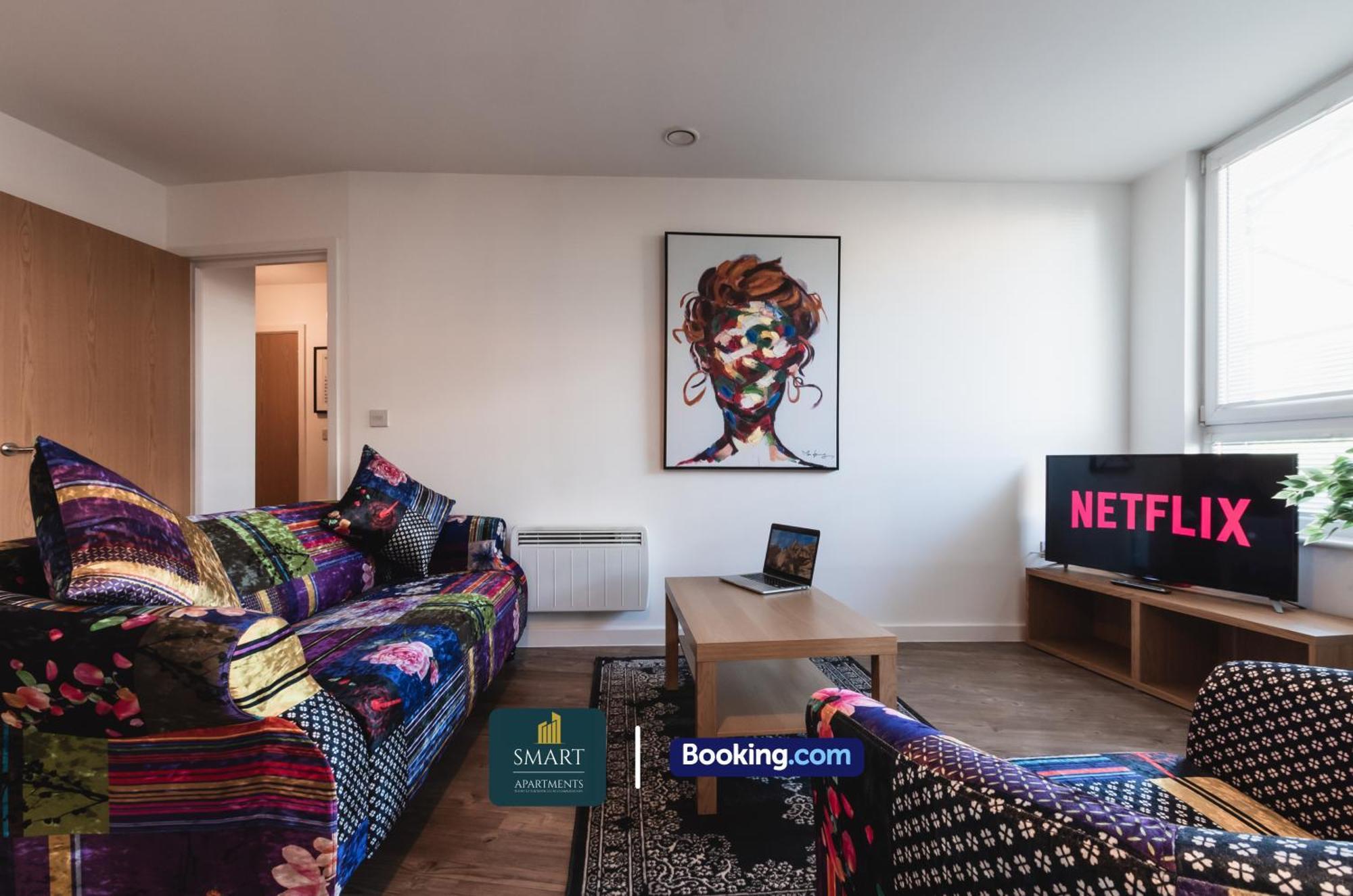 Spacious City Center Apartment By Smart Apartments Short Lets & Serviced Accommodation Apartment Southampton With Free Wifi Esterno foto